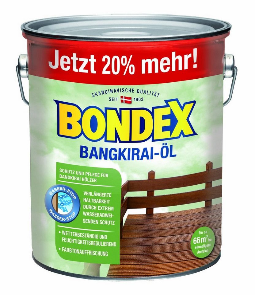 Bondex Hartholzöl Bondex Bangkirai Öl 3 L von Bondex