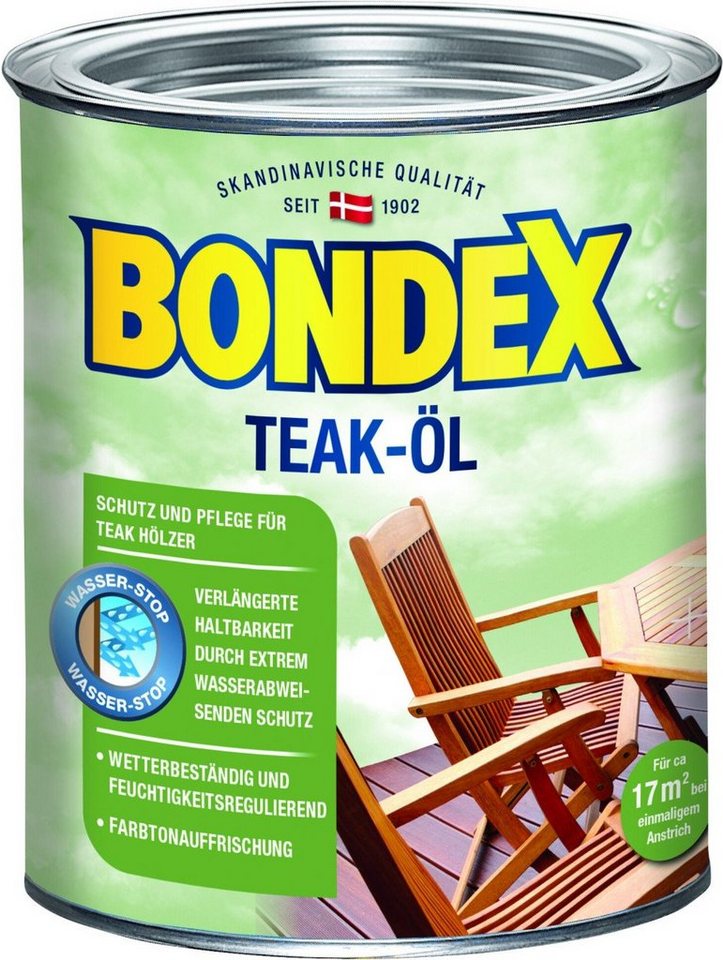 Bondex Hartholzöl Bondex Teak Öl 750 ml farblos von Bondex