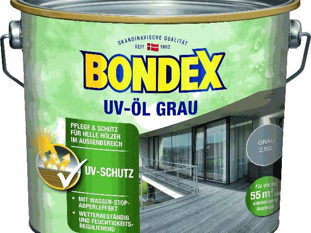 Bondex Holz Öl UV 2,5 L grau von Bondex