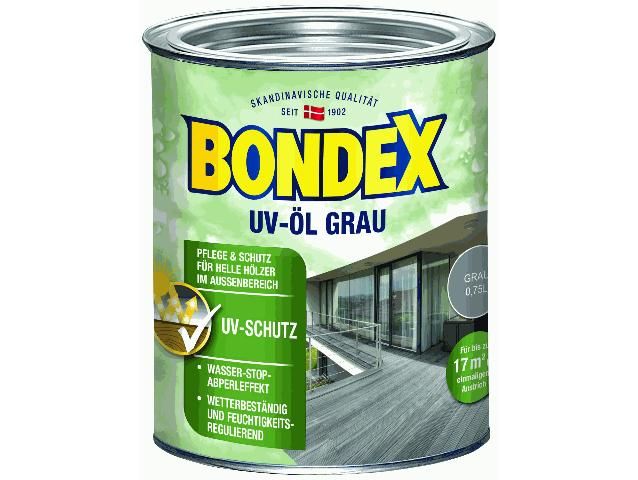 Bondex Holz Öl UV 750 ml grau von Bondex