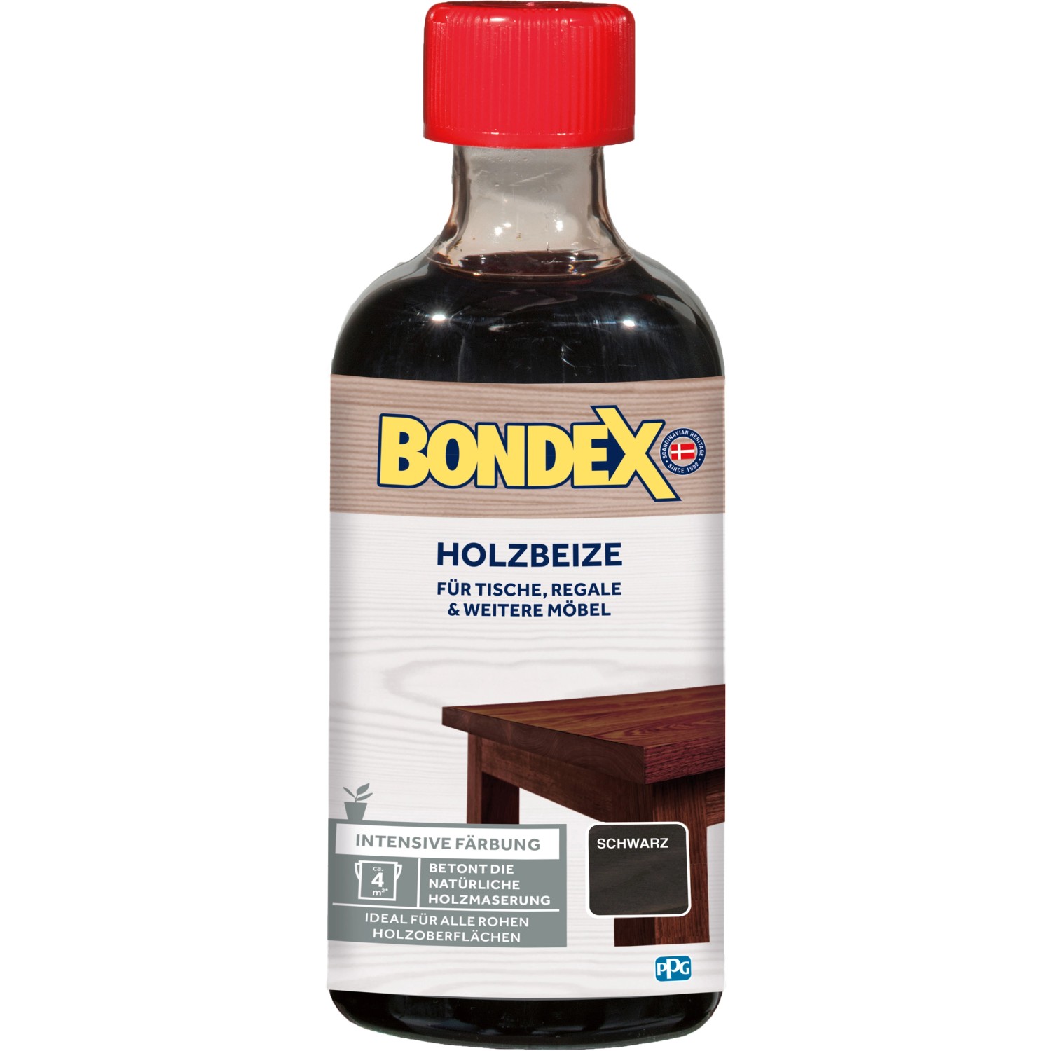 Bondex Holzbeize Schwarz 250 ml von Bondex