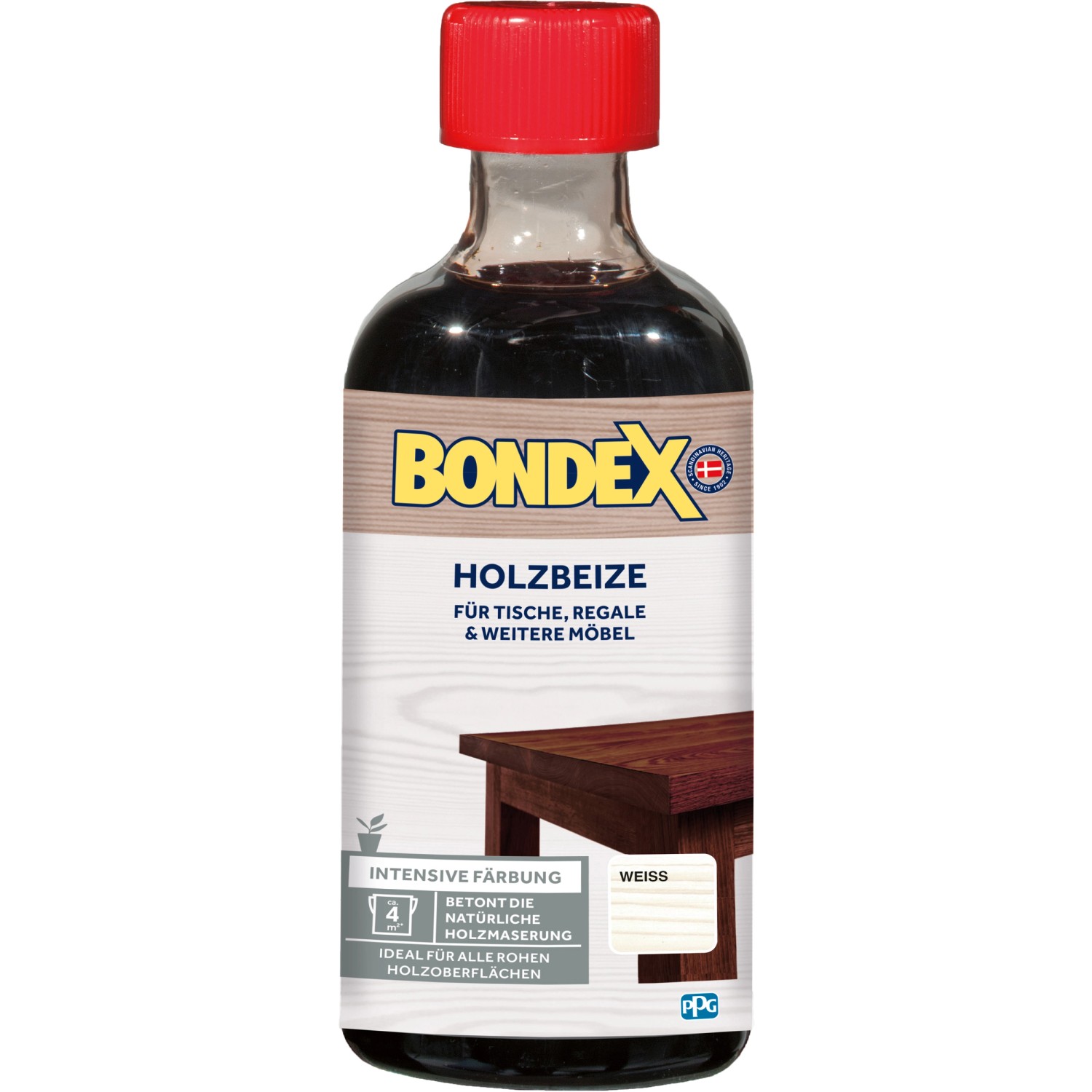 Bondex Holzbeize Weiß 250 ml von Bondex