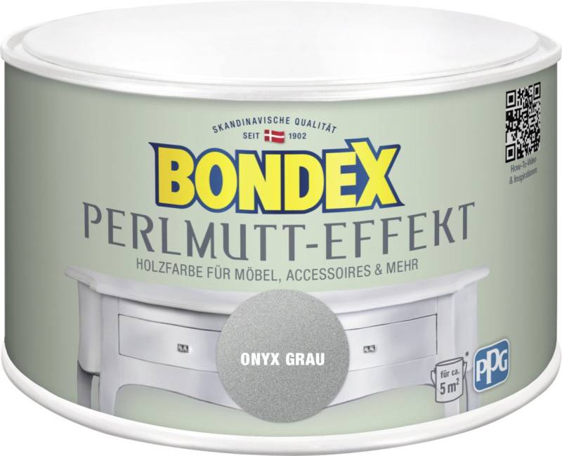 Bondex Holzfarbe Perlmutt-Effekt 500 ml onyx grau Bondex Holzfarbe Perlmutt-Effekt 500 ml onyx grau von Bondex
