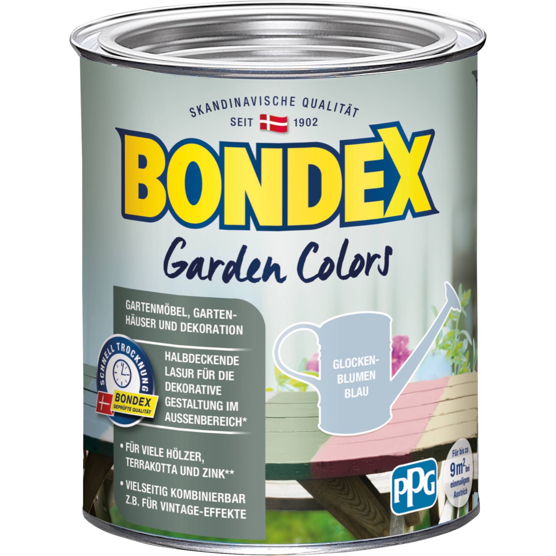 Bondex Holzlasur 'Glockenblumen Blau' blau 750 ml Bondex Holzlasur 'Glockenblumen Blau' blau 750 ml von Bondex