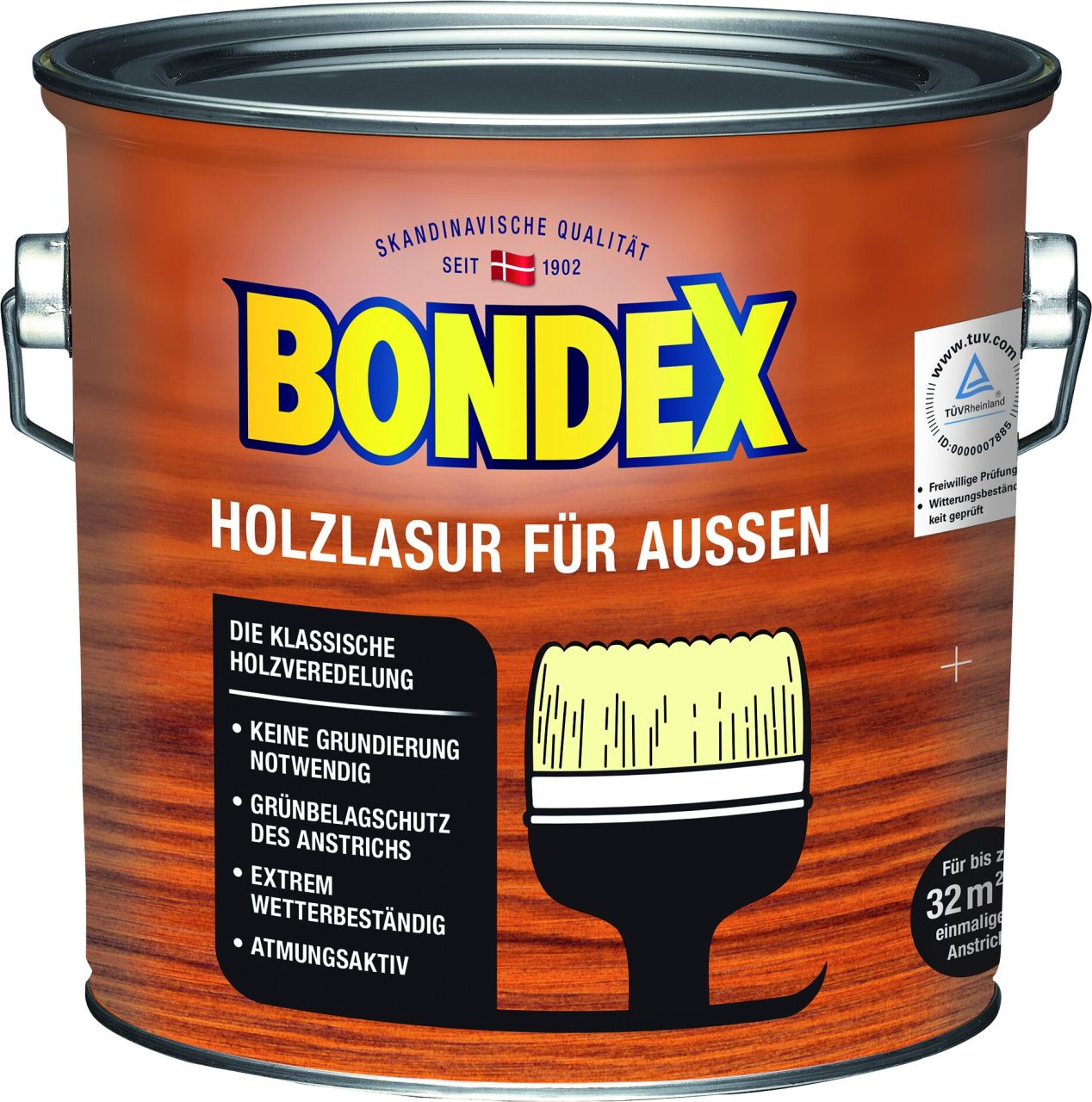 Bondex Holzlasur für Außen 2,5 L dunkelgrau von Bondex