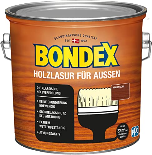 Bondex Holzlasur für Außen Mahagoni 2,50 l - 329638 von Bondex