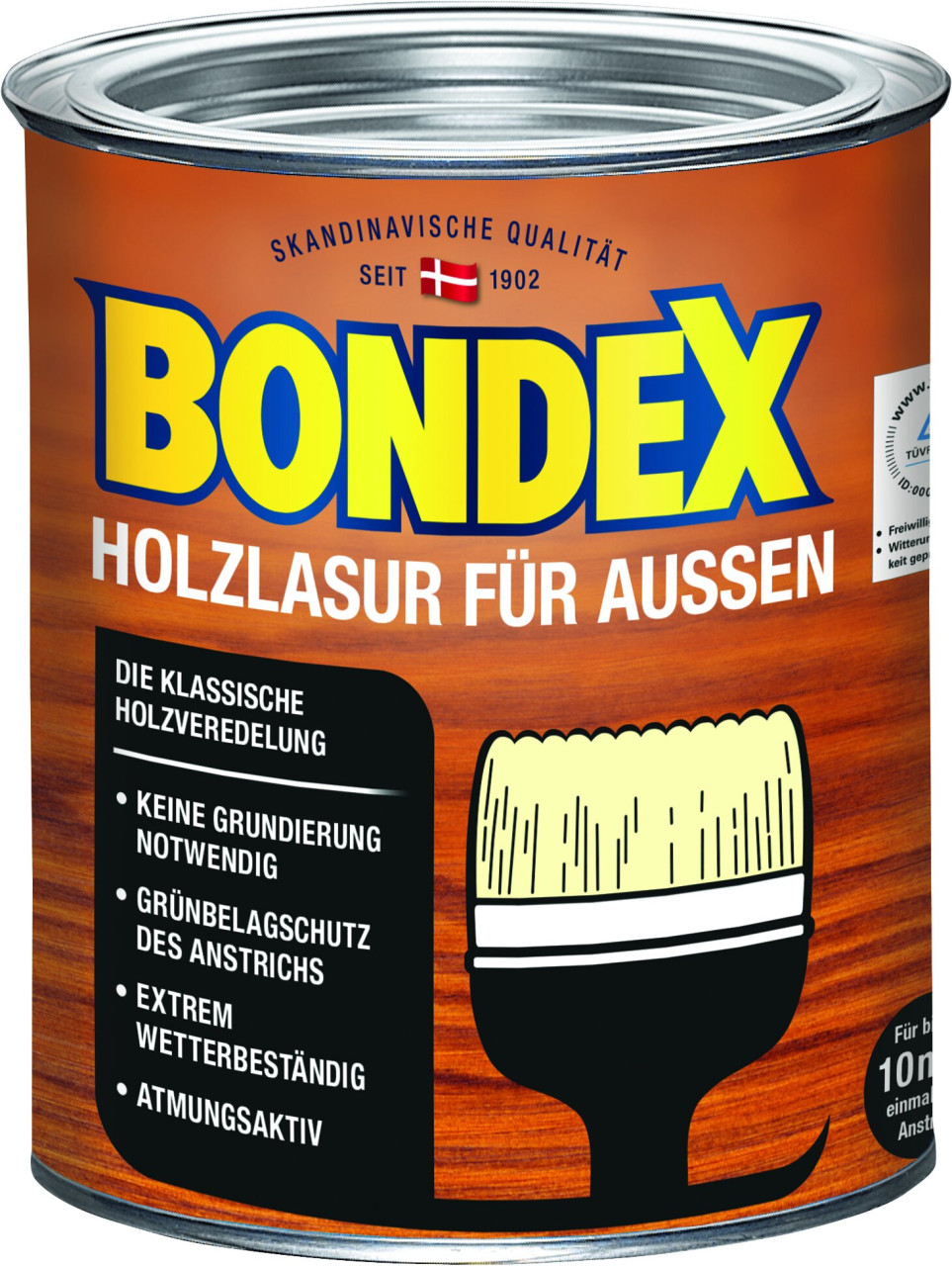 Bondex Holzlasur für Außen 750 ml hellgrau von Bondex