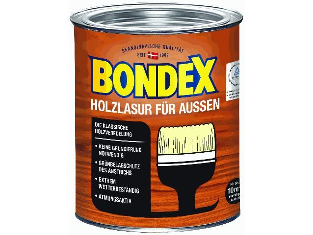 Bondex Holzlasur für Außen 750 ml kalk weiß von Bondex