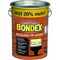 Bondex - Holzlasur für Außen 4,8 l dunkelgrau Lasur Holzschutz von Bondex