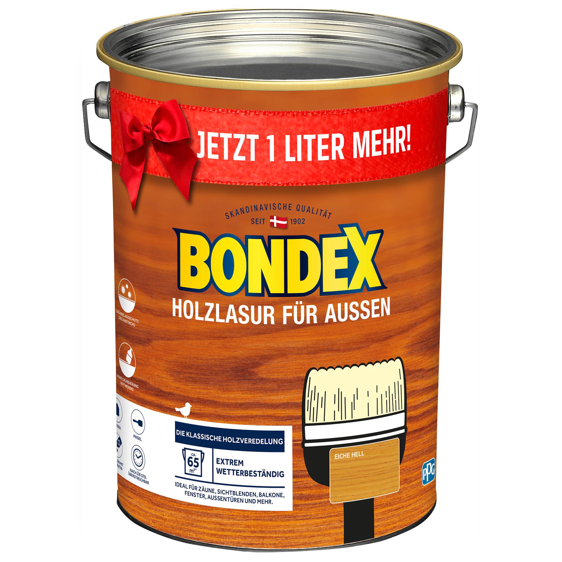 Bondex Holzlasur eichefarben hell 5 l von Bondex