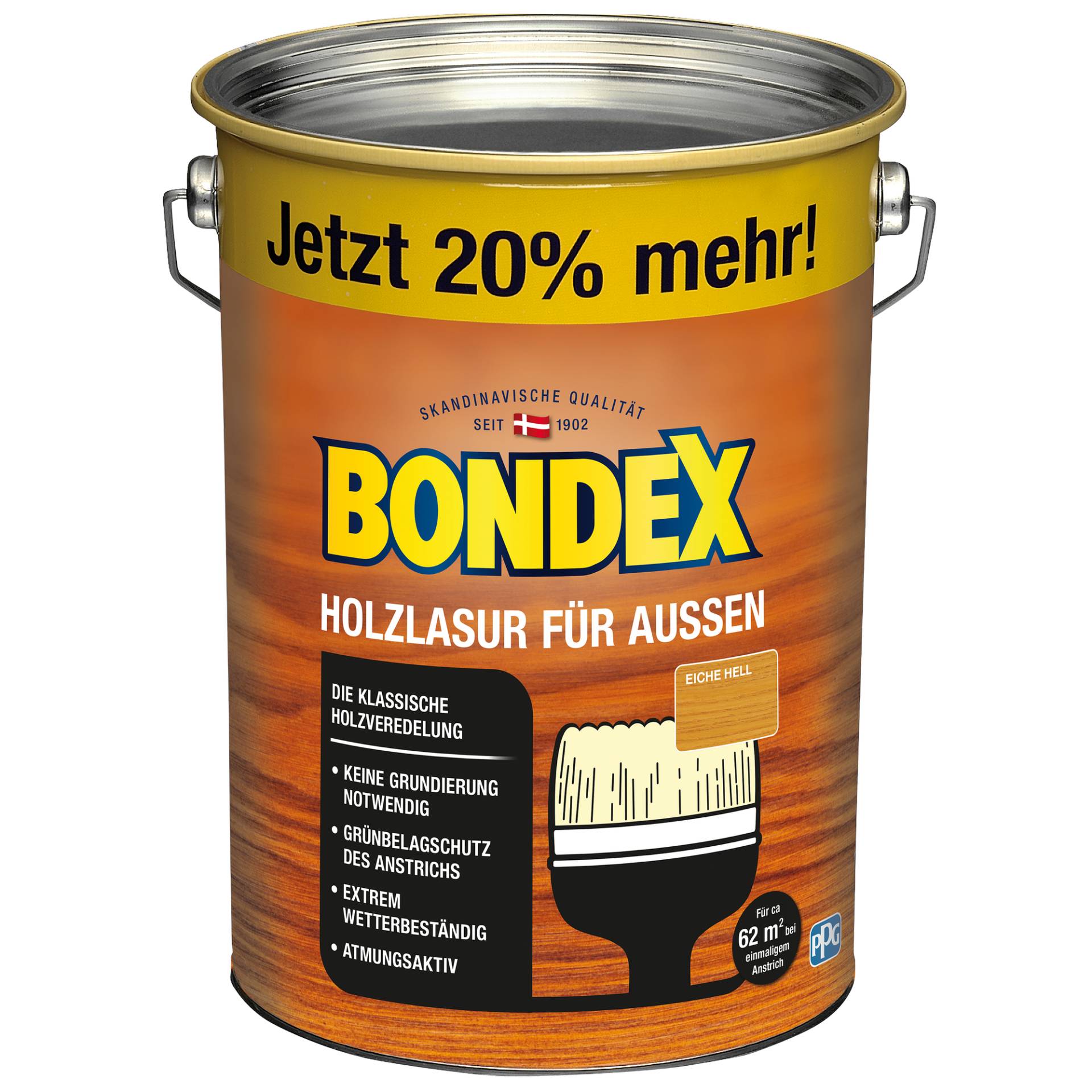 Bondex Holzlasur eichefarben 4,8 l von Bondex