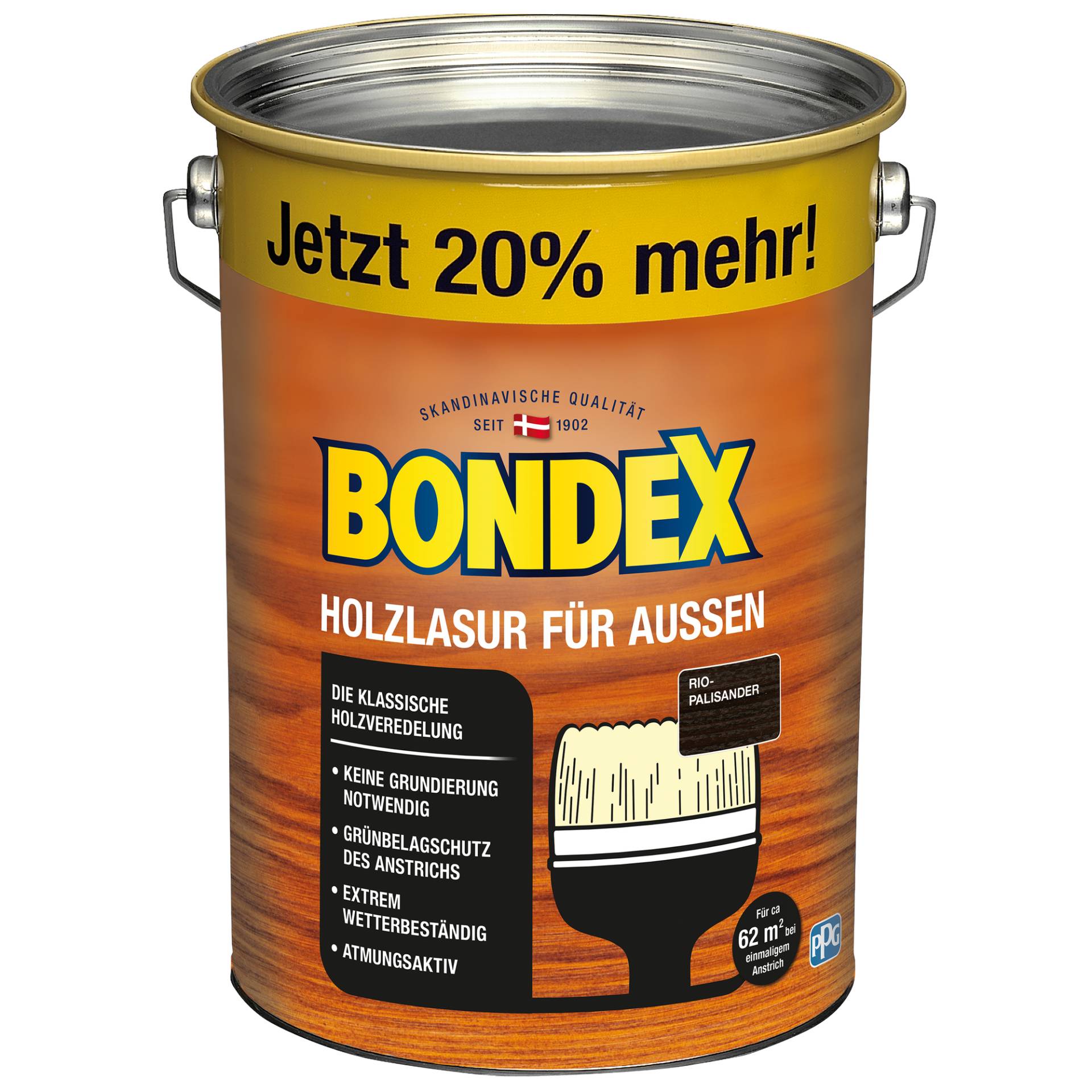 Bondex Holzlasur eichefarben 4,8 l von Bondex