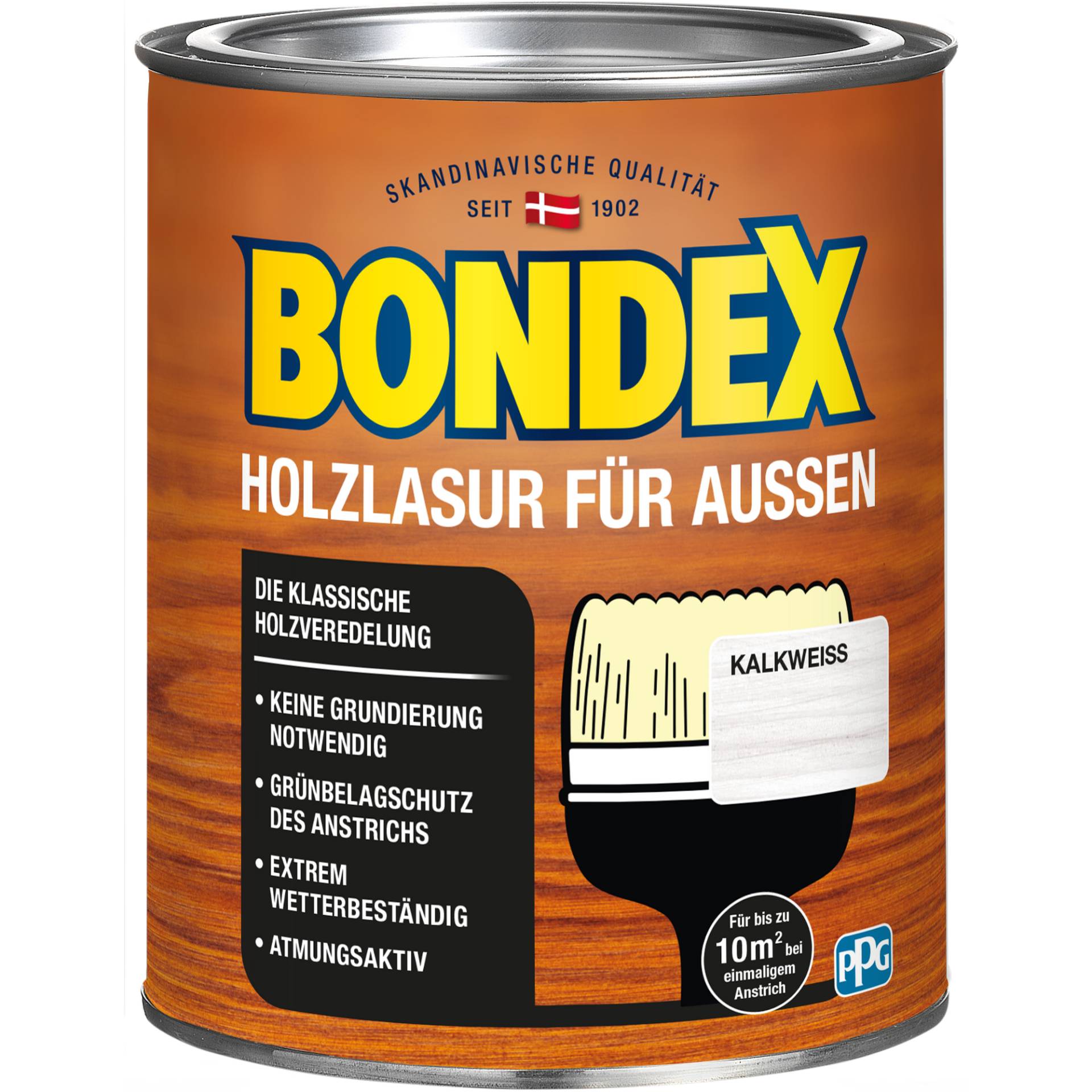 Bondex Holzlasur kalkweiß 750 ml Bondex Holzlasur kalkweiß 750 ml von Bondex