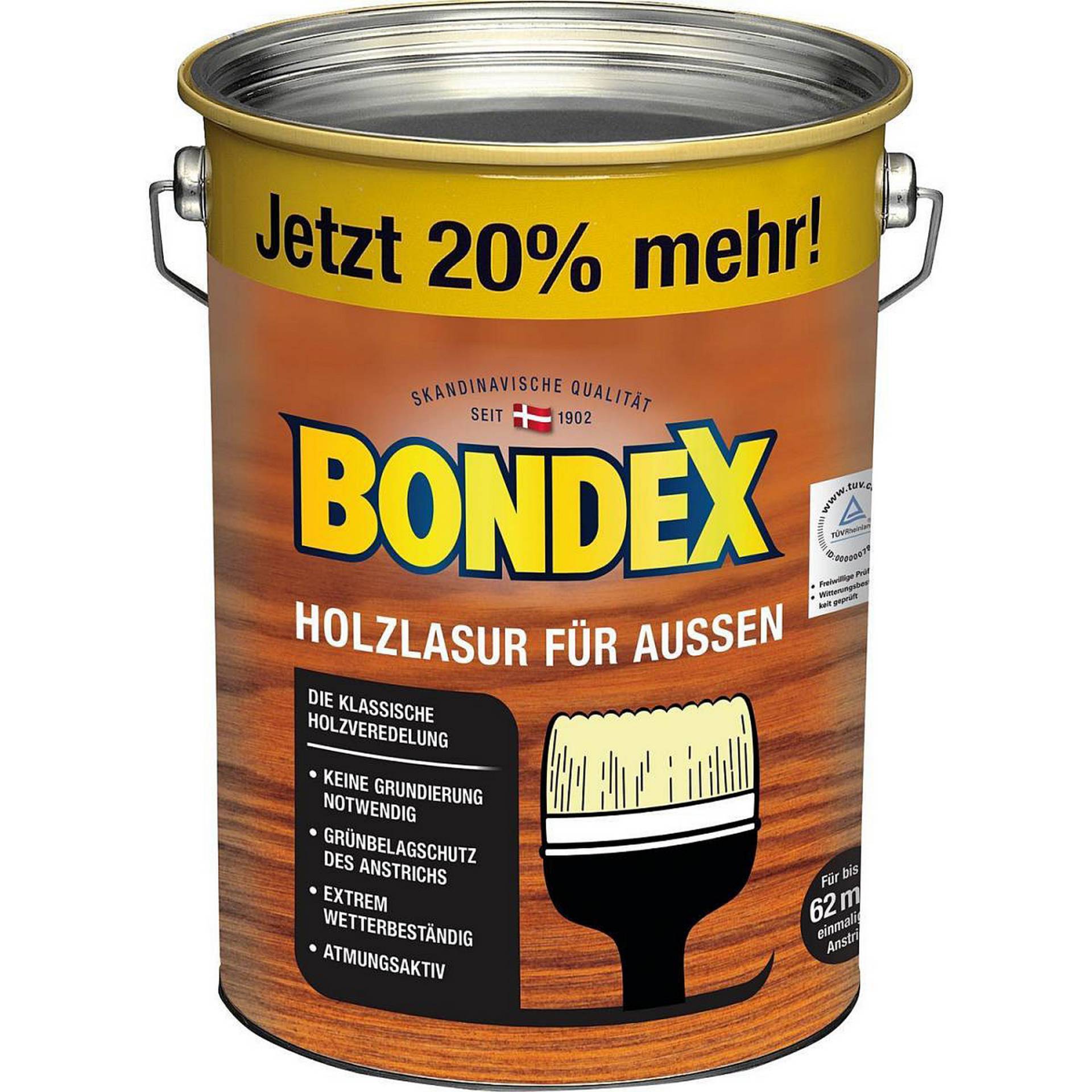 Bondex Holzlasur mahagonifarben 4,8 l von Bondex