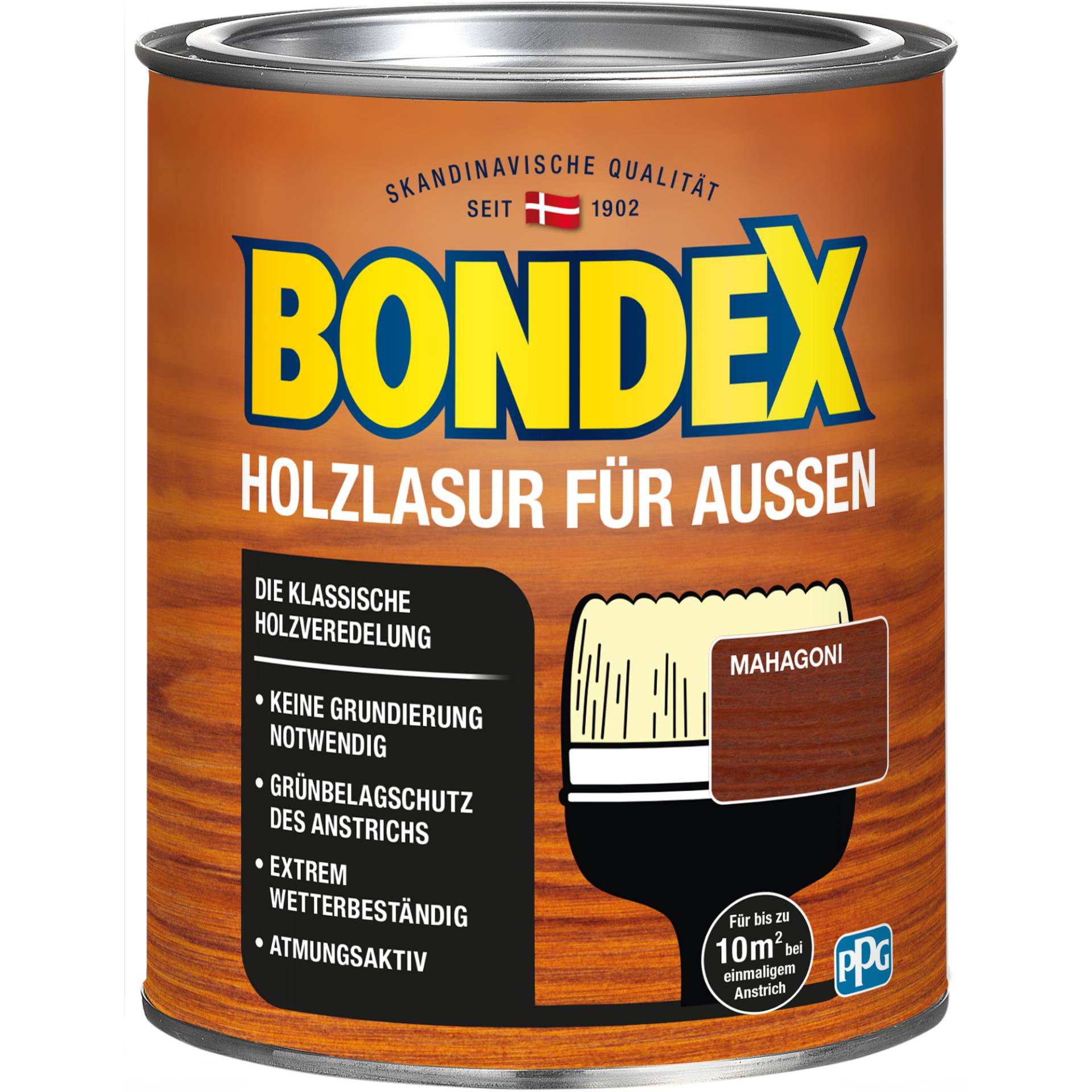 Bondex Holzlasur mahagonifarben 750 ml Bondex Holzlasur mahagonifarben 750 ml von Bondex