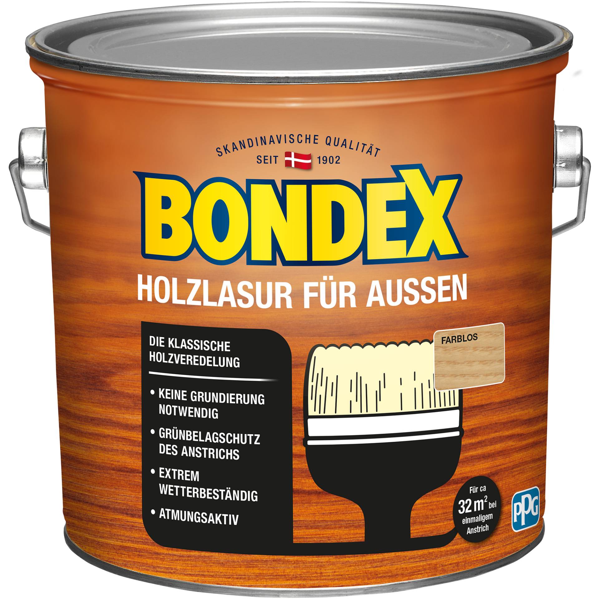 Bondex Holzlasur transparent 2,5 l Bondex Holzlasur transparent 2,5 l von Bondex