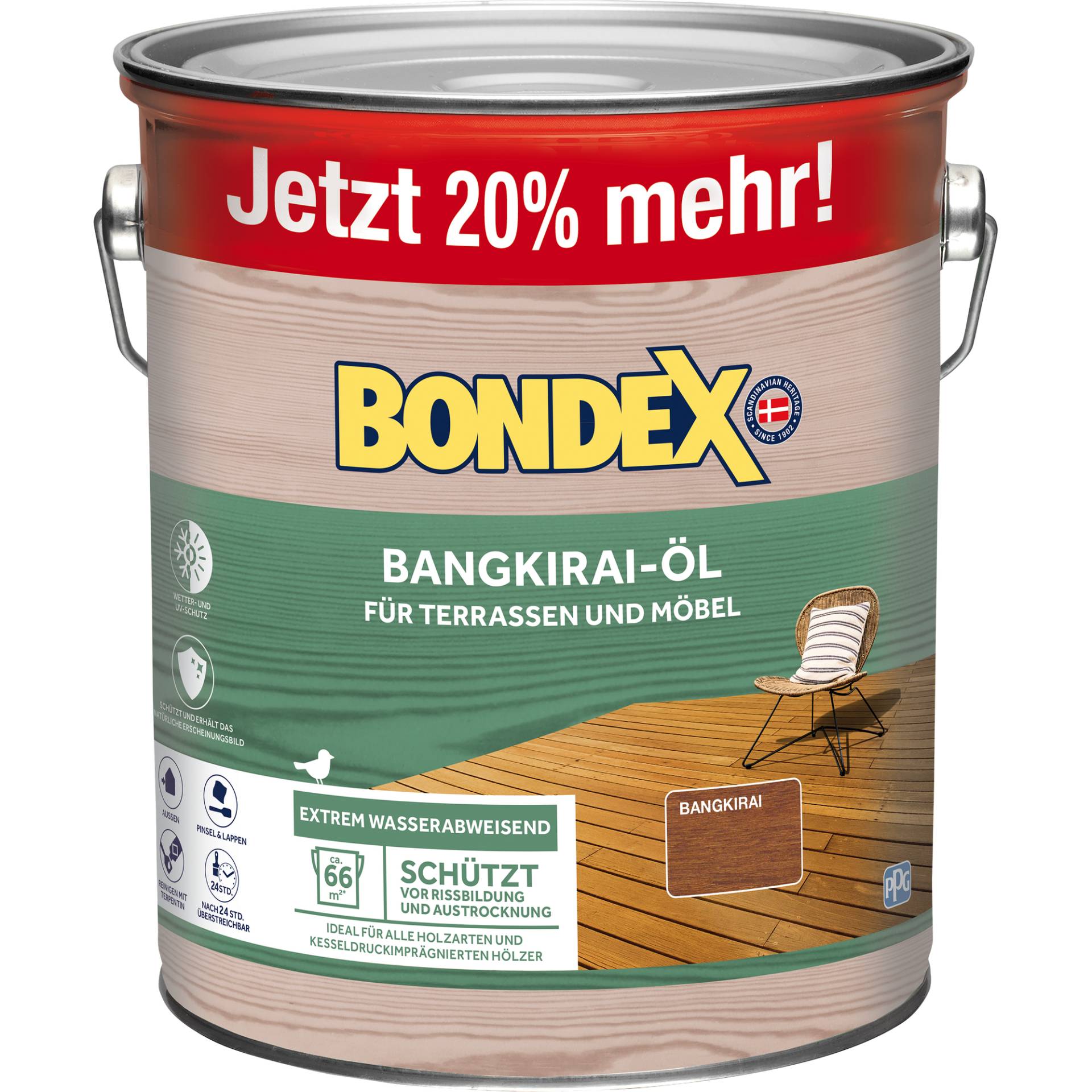 Bondex Holzöl bangkiraifarben 3 l Bondex Holzöl bangkiraifarben 3 l von Bondex