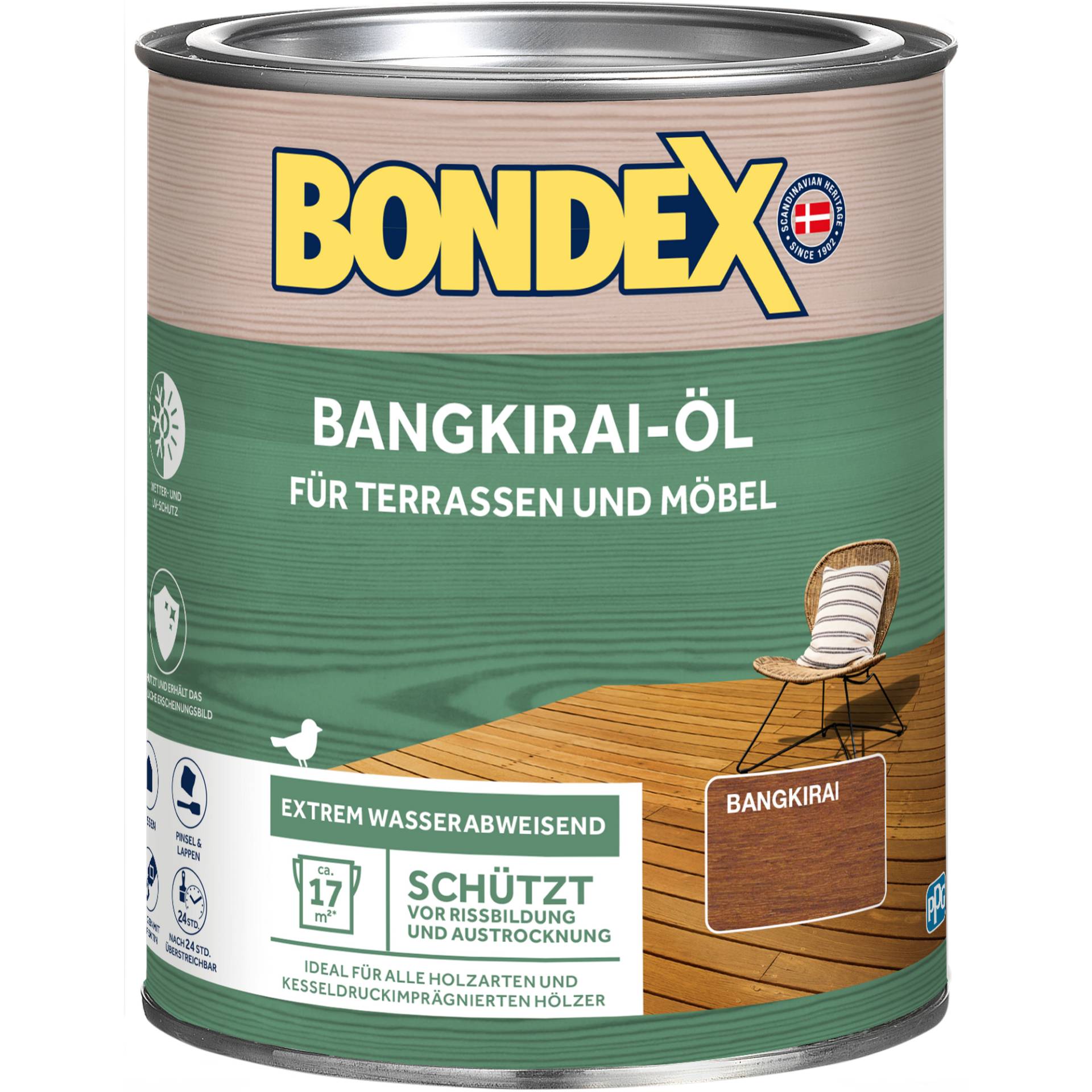 Bondex Holzöl bangkiraifarben 750 ml Bondex Holzöl bangkiraifarben 750 ml von Bondex