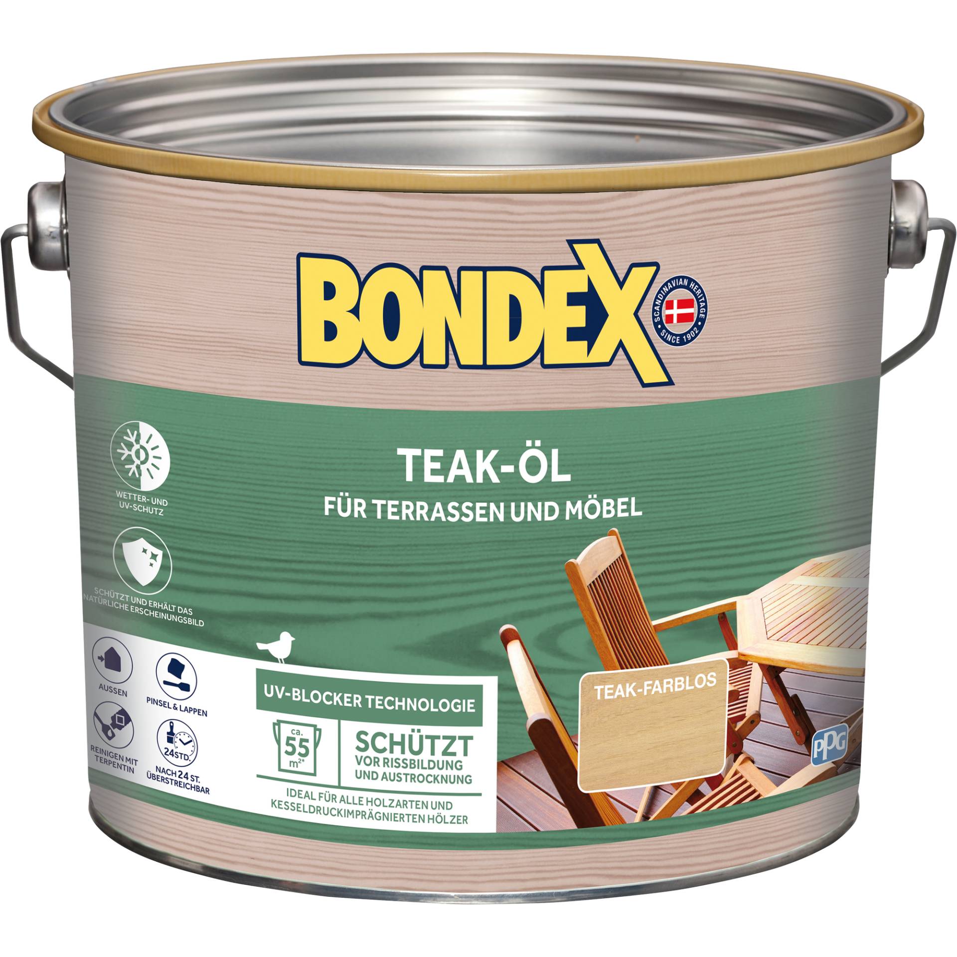 Bondex Holzöl teakfarben 2,5 l Bondex Holzöl teakfarben 2,5 l von Bondex
