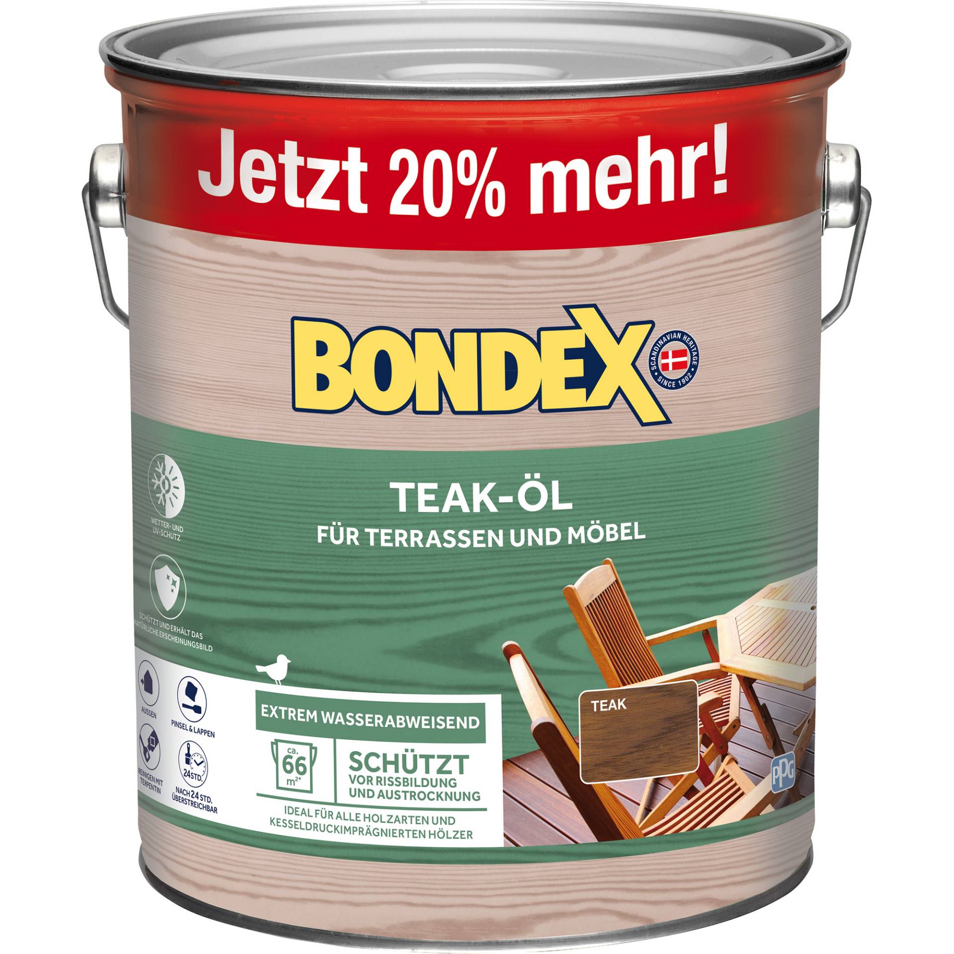 Bondex Holzöl teakfarben 3 l Bondex Holzöl teakfarben 3 l von Bondex