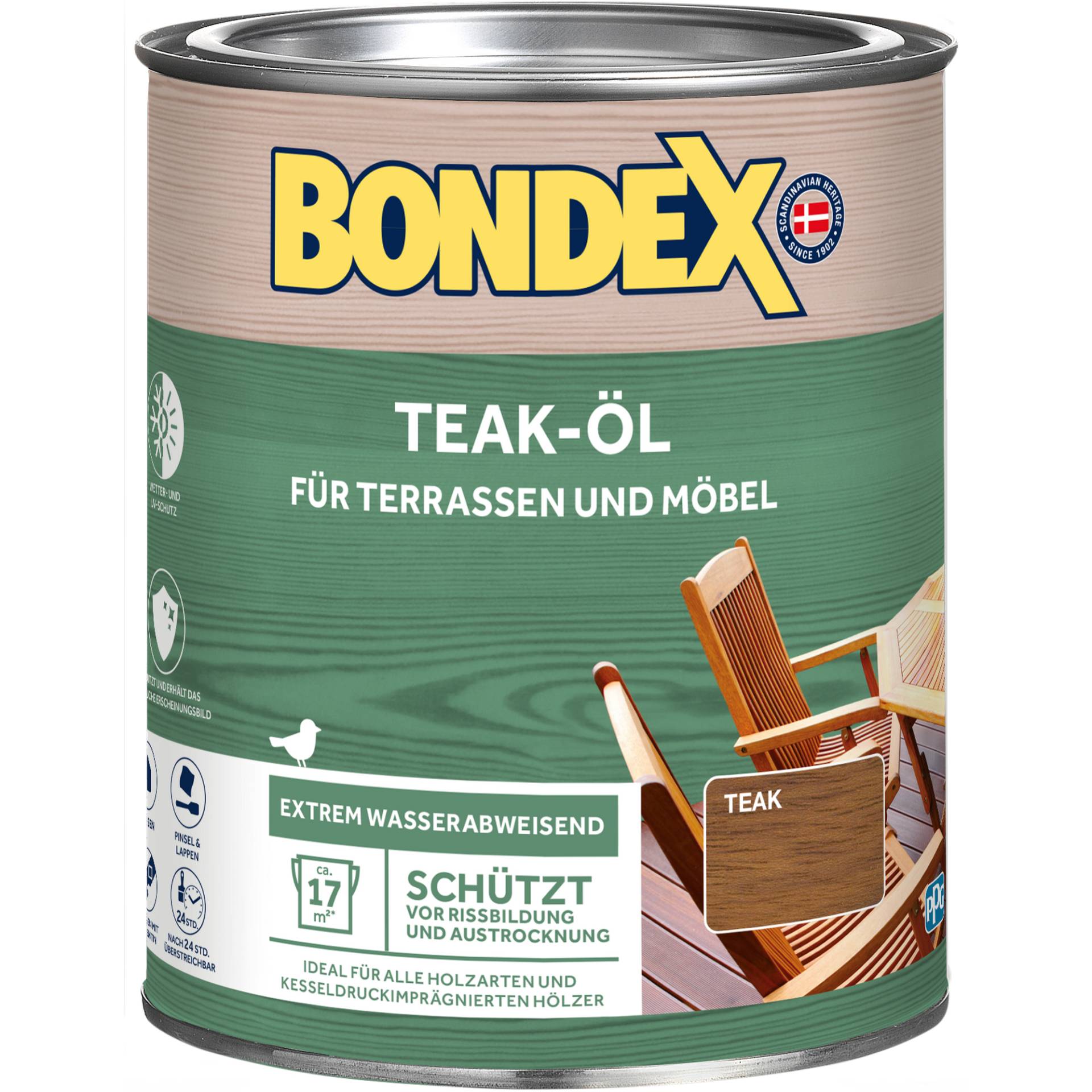 Bondex Holzöl teakfarben 750 ml Bondex Holzöl teakfarben 750 ml von Bondex