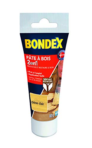 Bondex Holzpaste – repariert und repariert Holz – trocken in 30 Minuten – helle Eiche – 80 g von Bondex
