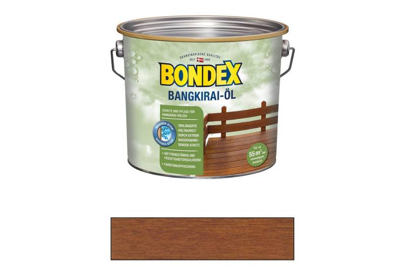 Bondex Holzschutzlasur, Bangkirai Öl 4l Holzöl von Bondex