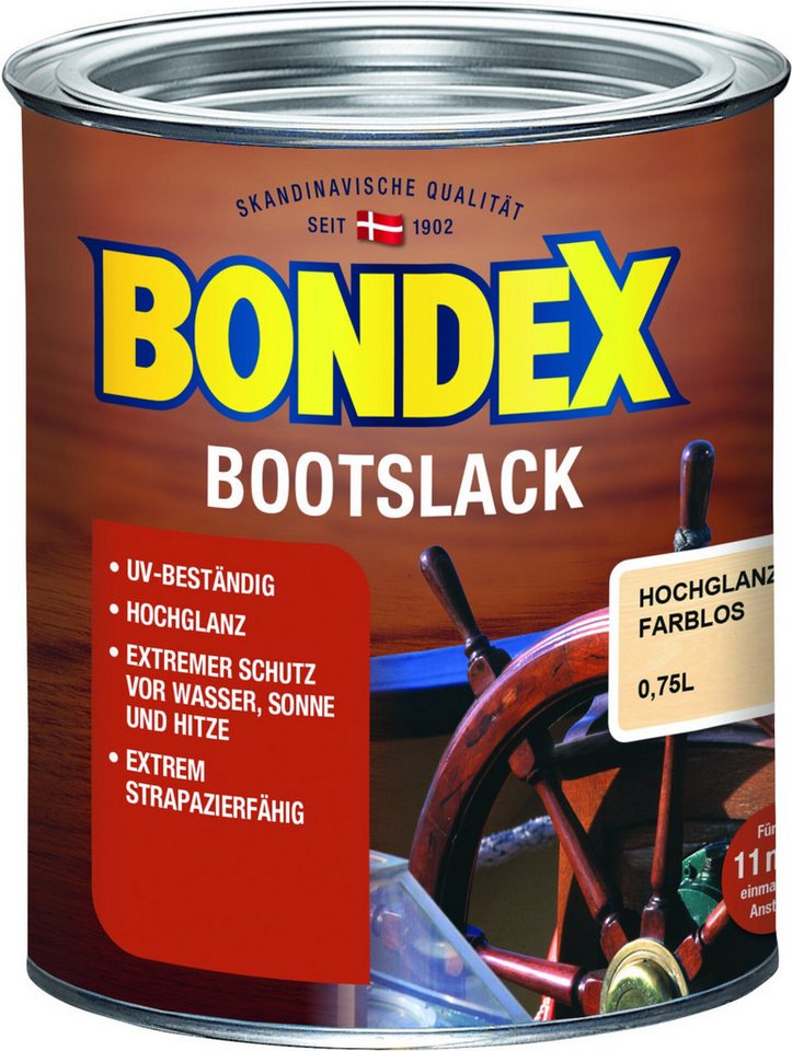 Bondex Holzschutzlasur Bondex Bootslack 0,75 L farblos von Bondex