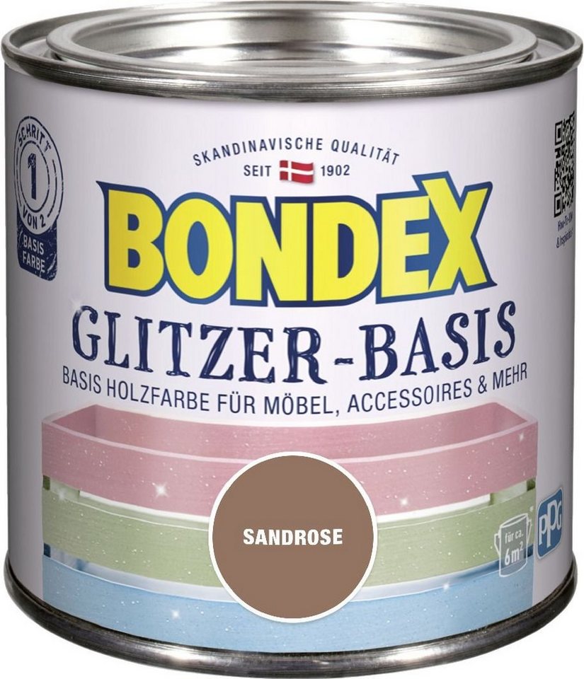 Bondex Holzschutzlasur Bondex Glitzer-Basis 500 ml basis sandrose von Bondex