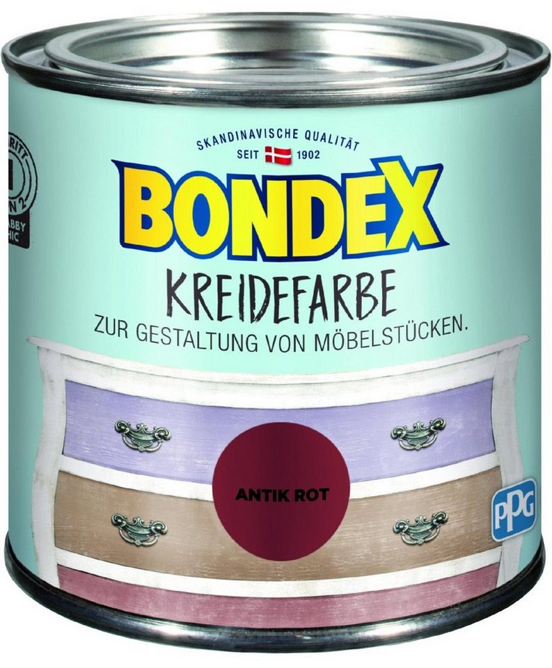 Bondex Holzschutzlasur Bondex Kreidefarbe 500 ml antik rot Bondex Holzschutzlasur Bondex Kreidefarbe 500 ml antik rot von Bondex