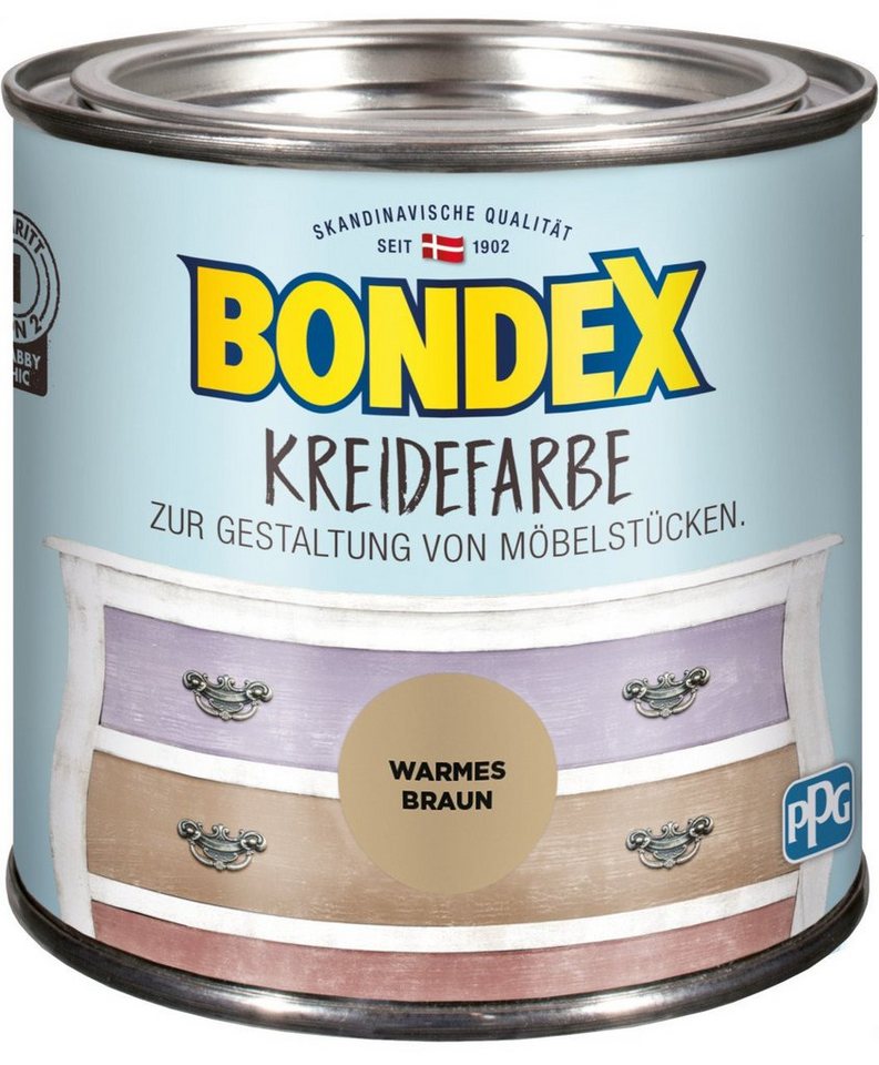 Bondex Holzschutzlasur Bondex Kreidefarbe 500 ml warmes braun Bondex Holzschutzlasur Bondex Kreidefarbe 500 ml warmes braun von Bondex