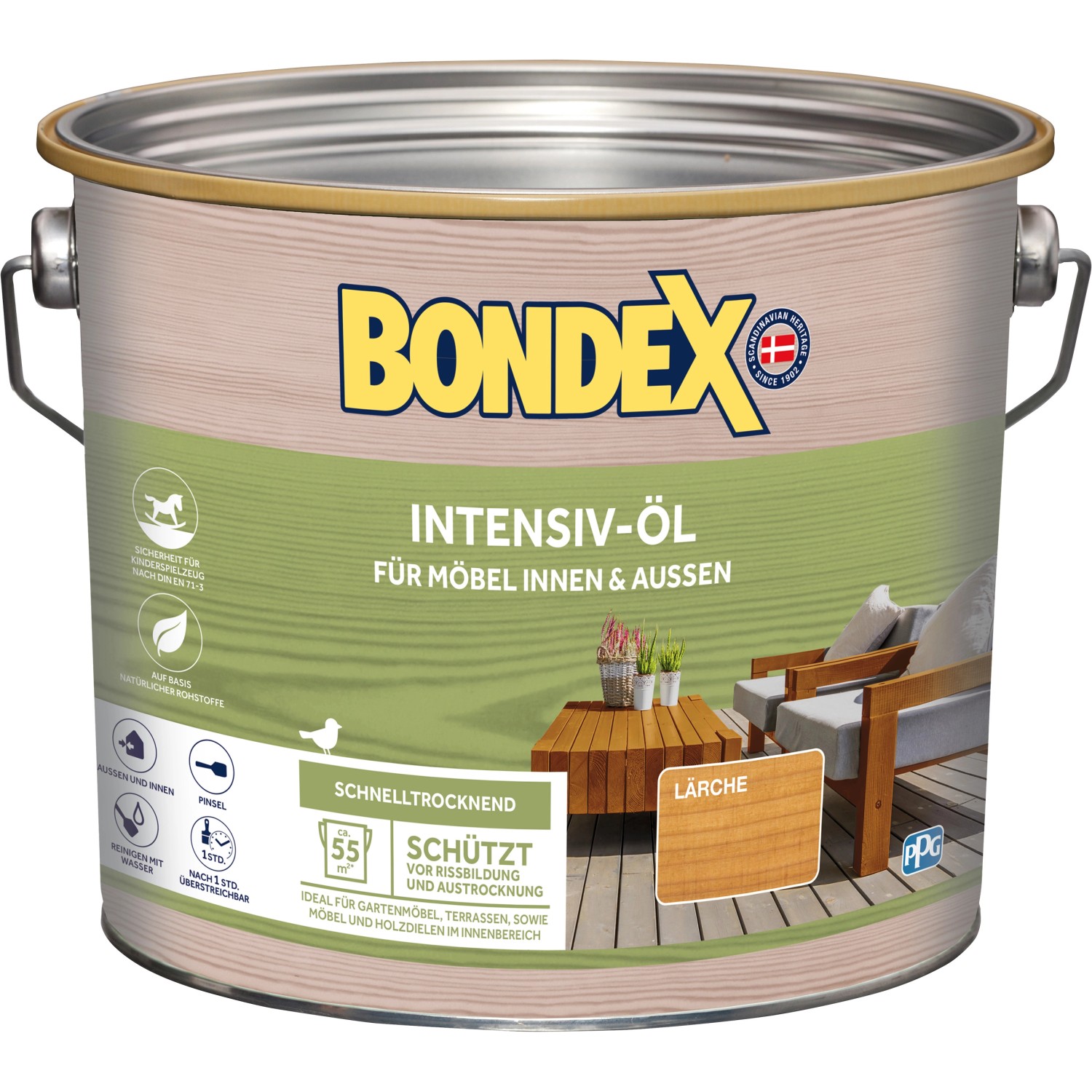Bondex Intensiv-Öl Lärche 2,5 l von Bondex