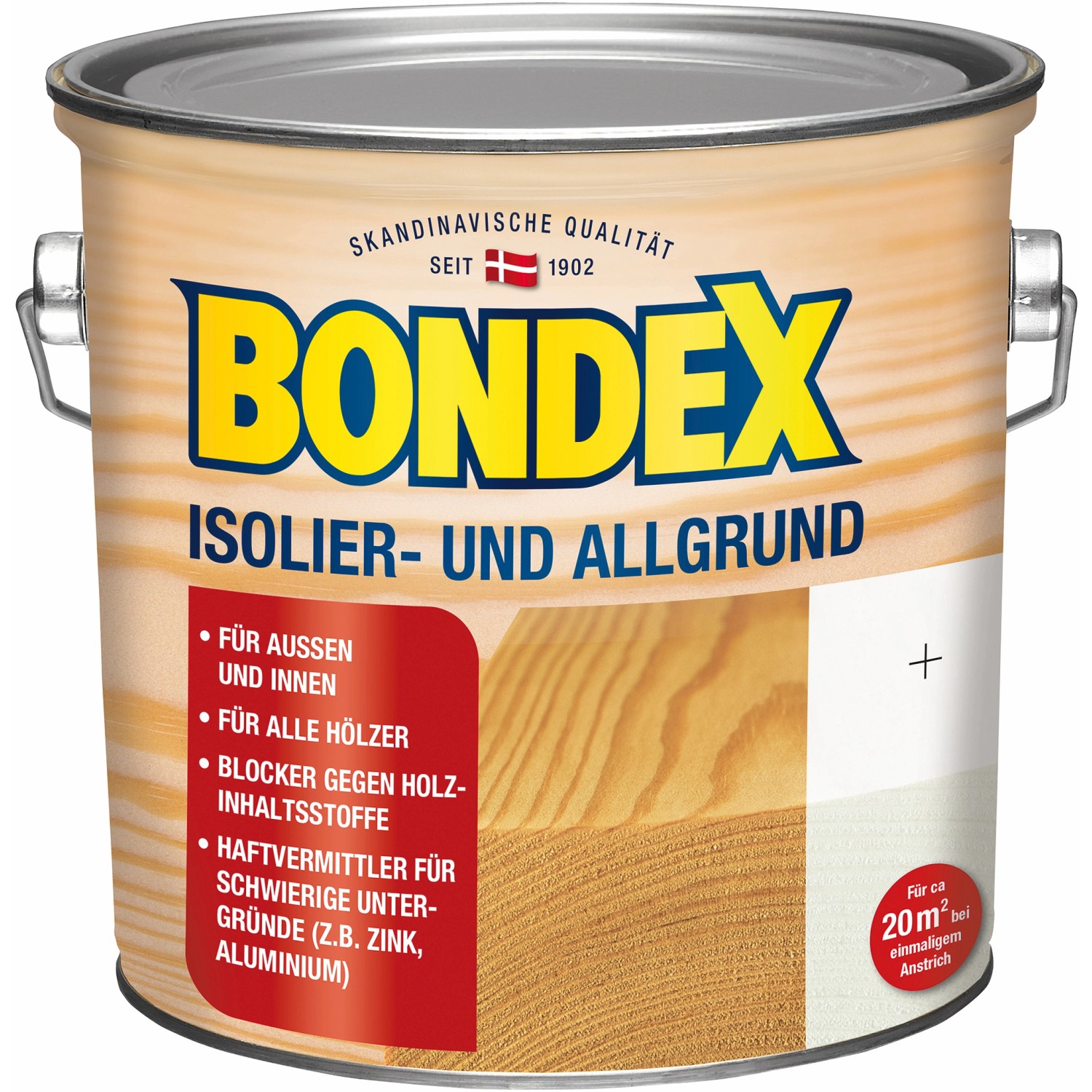 Bondex Isolier- und Allgrund seidenglänzend 2,5 l von Bondex