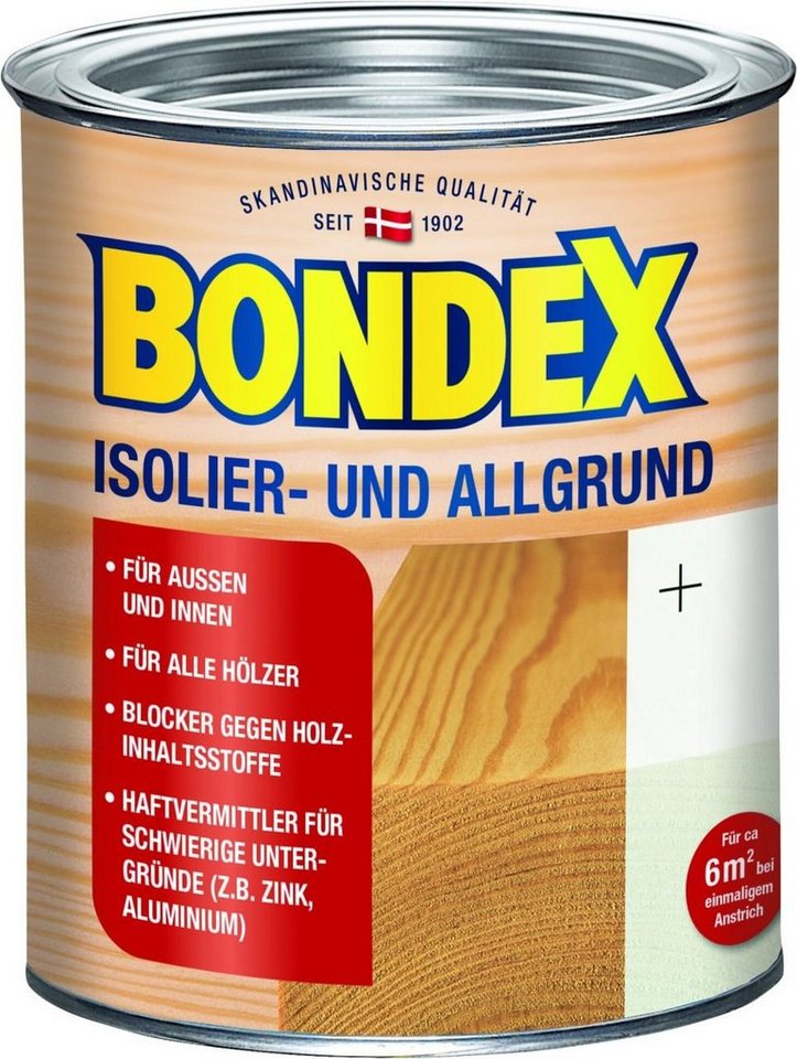 Bondex Isoliergrundierung Bondex Isolier- und Allgrund 750 ml weiß von Bondex