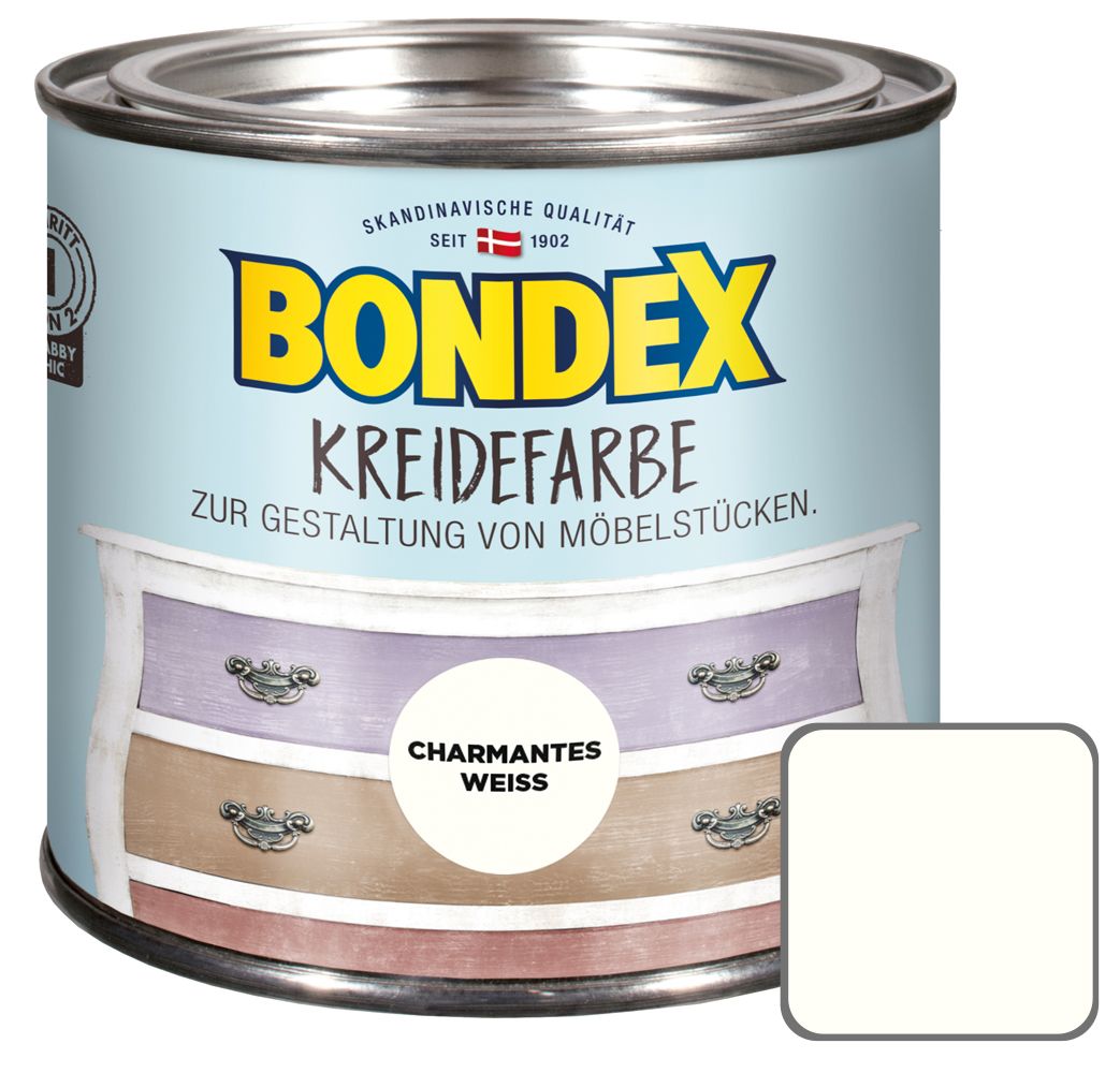 Bondex Kreidefarbe 500 ml charmantes weiß von Bondex