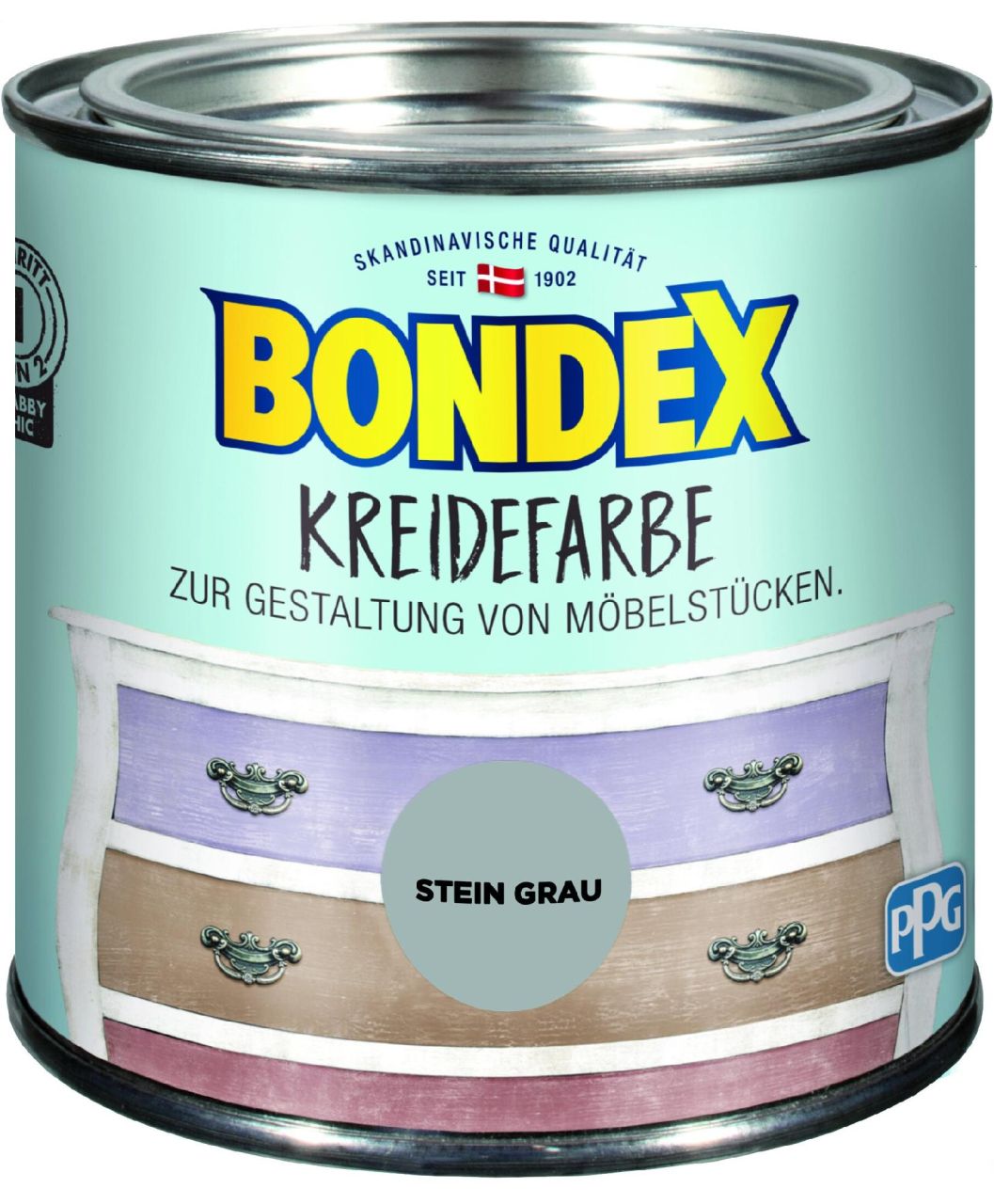 Bondex Kreidefarbe 500 ml stein grau von Bondex