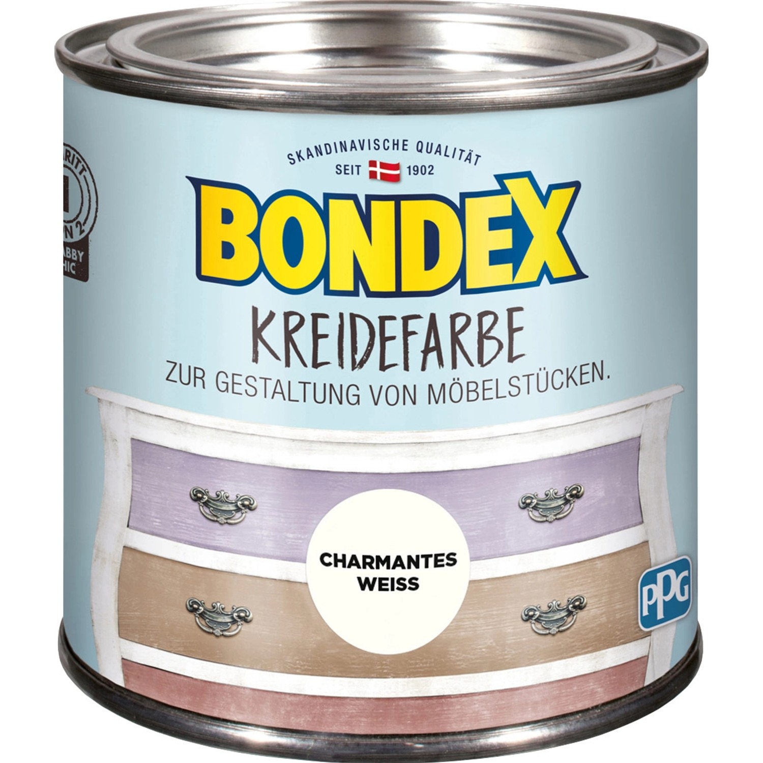 Bondex Kreidefarbe Charmantes Weiß 500 ml von Bondex