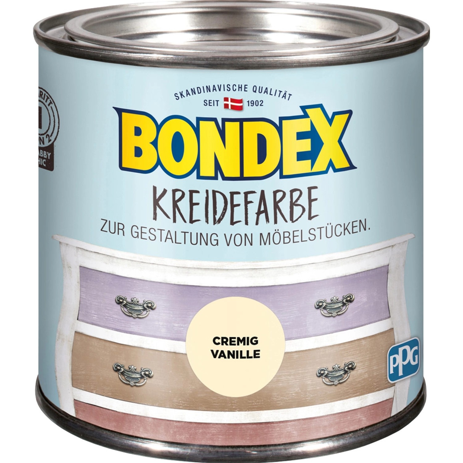 Bondex Kreidefarbe Cremig Vanille 500 ml von Bondex