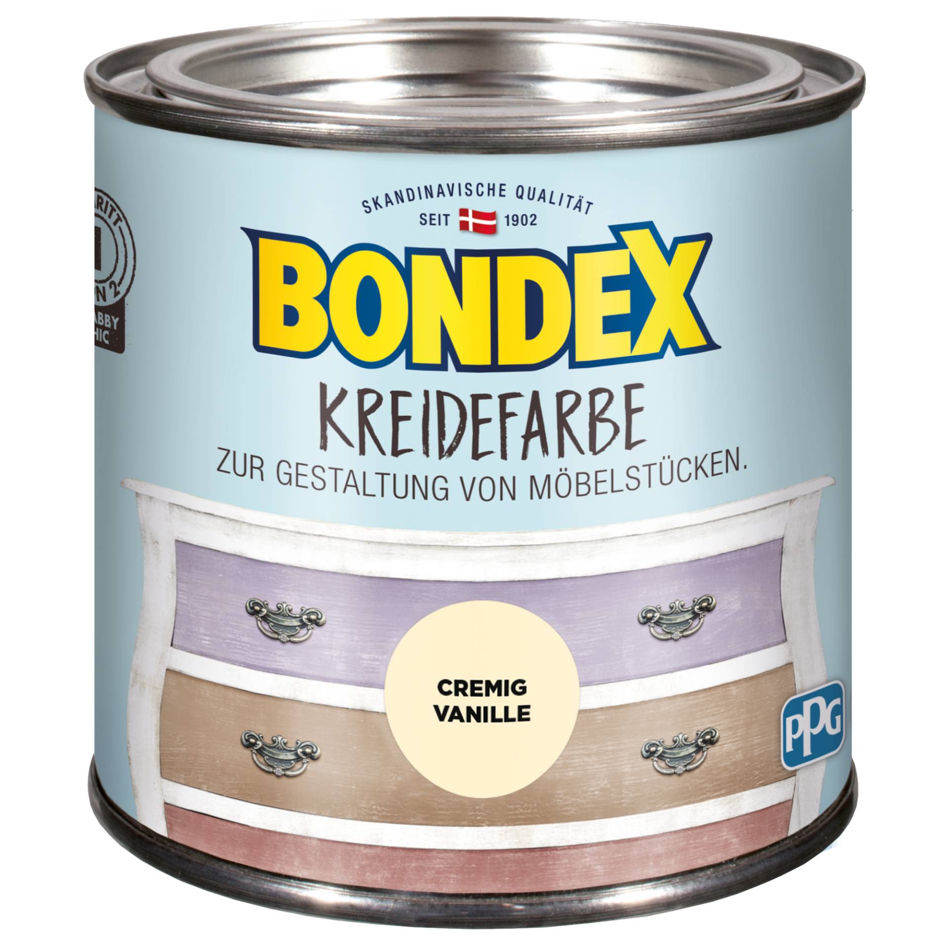 Bondex Kreidefarbe 'Cremig Vanille' 500 ml Bondex Kreidefarbe 'Cremig Vanille' 500 ml von Bondex