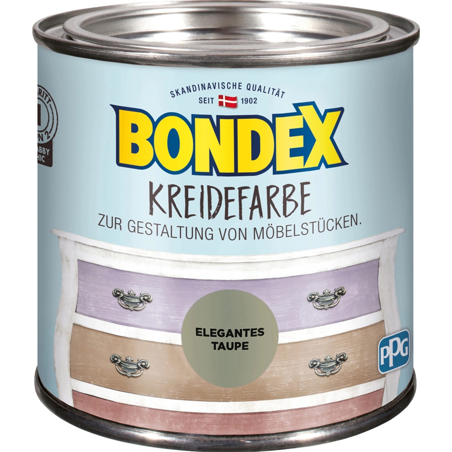 Bondex Kreidefarbe Elegantes Taupe 500 ml von Bondex