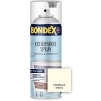 Bondex Kreidefarbe Spray 400 ml cremiges weiß Struktur- & Effektfarbe von Bondex