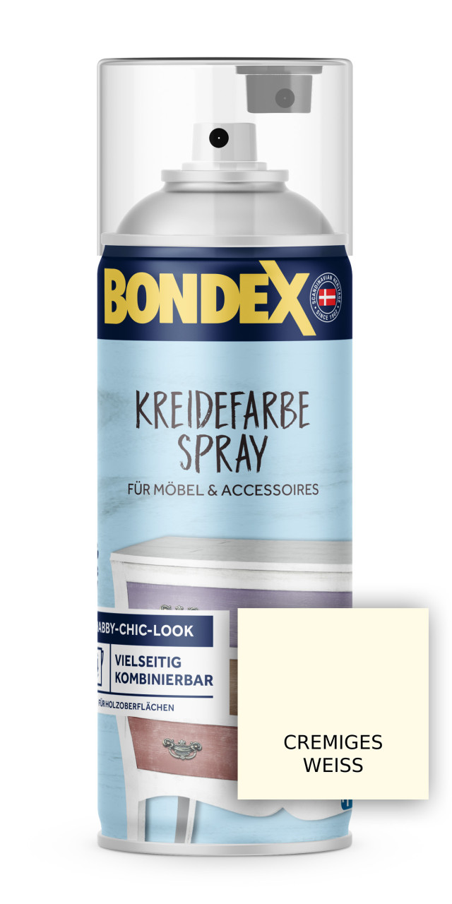 Bondex Kreidefarbe Spray 400 ml cremiges weiß von Bondex