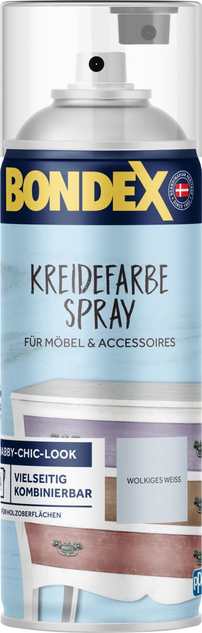 Bondex Kreidefarbe Spray 400 ml wolkiges weisß von Bondex