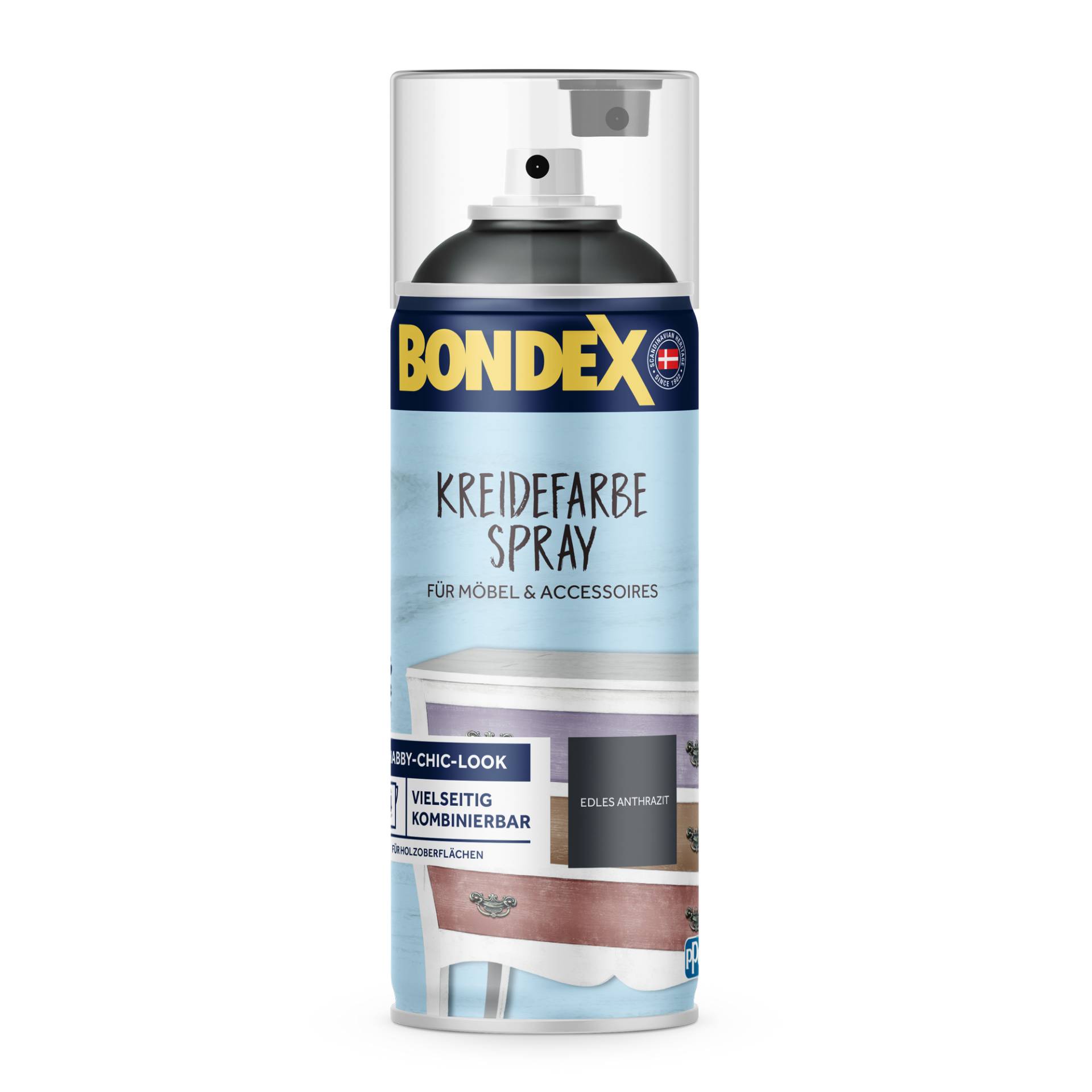 Bondex Kreidefarbe-Spray anthrazit 400 ml Bondex Kreidefarbe-Spray anthrazit 400 ml von Bondex
