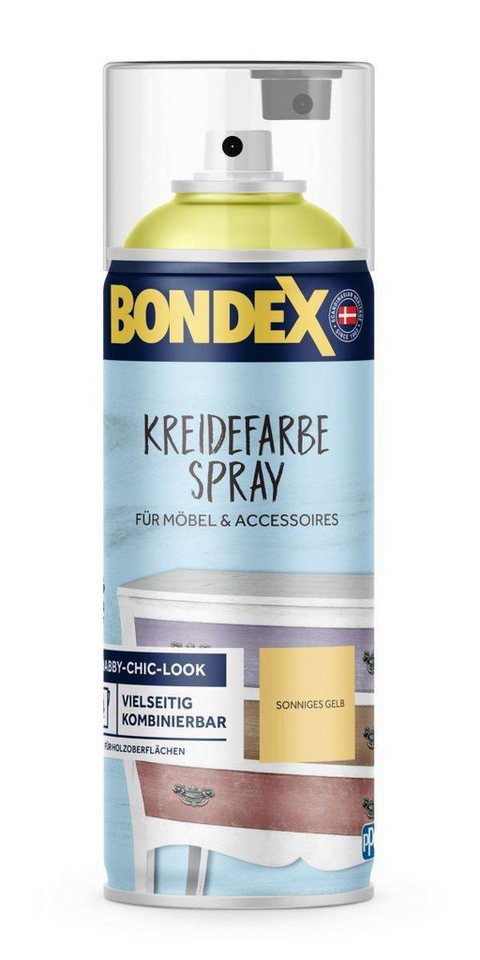 Bondex Kreidefarbe Bondex Kreidefarbe Spray Sonniges Gelb 0,4l, Innen, Möbel & Rahmen Bondex Kreidefarbe Bondex Kreidefarbe Spray Sonniges Gelb 0,4l, Innen, Möbel & Rahmen von Bondex