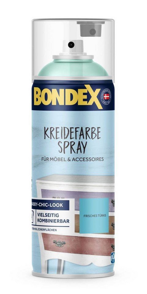 Bondex Kreidefarbe Bondex Kreidefarbe Spray Frisches Türkis 0,4l, Innen, Möbel & Rahmen Bondex Kreidefarbe Bondex Kreidefarbe Spray Frisches Türkis 0,4l, Innen, Möbel & Rahmen von Bondex