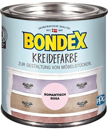 Bondex Kreidefarbe Romantisch Rosa - 0,5L - 386523 von Bondex