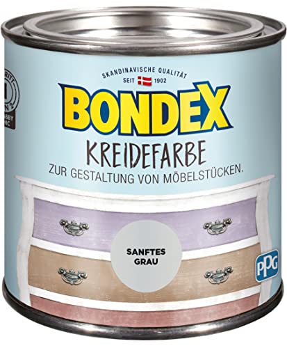 Bondex Kreidefarbe Sanftes Grau - 0,5L - 386519 von Bondex