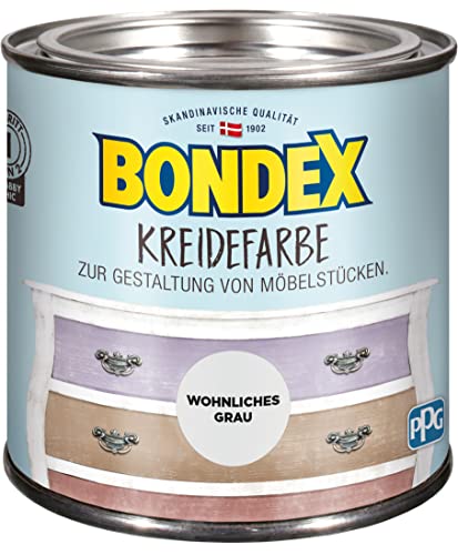 Bondex Kreidefarbe Wohnliches Grau - 0,5L - 386525 von Bondex