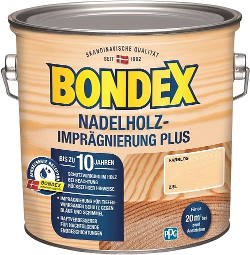 Bondex Nadelholz-Imprägnierung Farblos 2,5L von Bondex